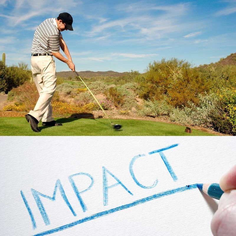 Golf Swing Impact Position