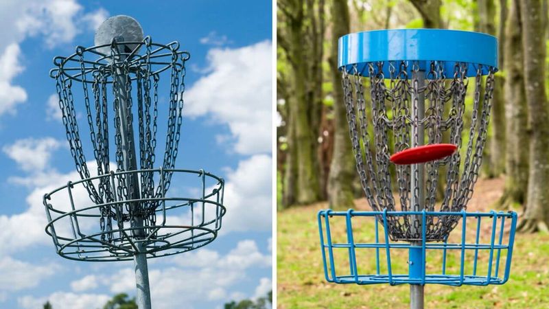 Portable Disc Golf Basket