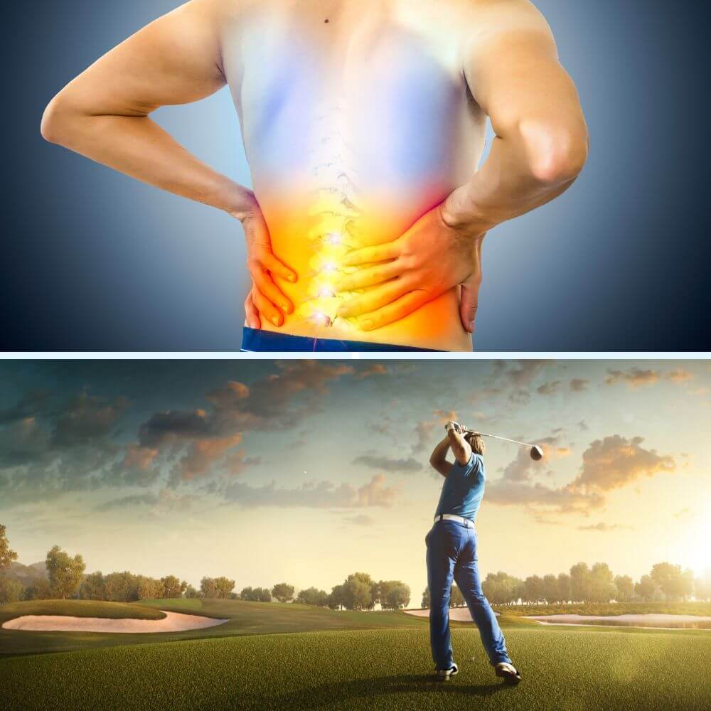 Back Support for Playing Golf